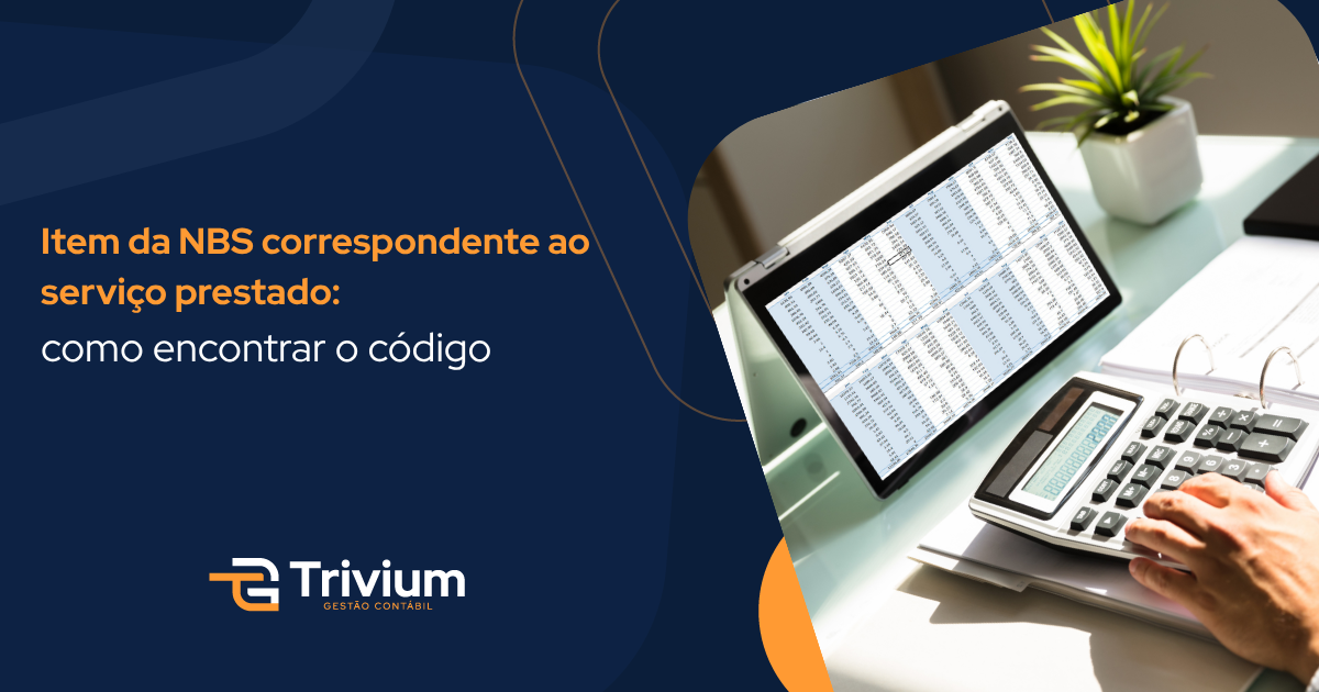 Item da NBS correspondente ao serviço prestado: como encontrar o código
